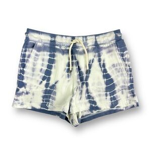 GAP Sweats Tie Dye Terry Lined Shorts in Purple & White Size Small (Like New)